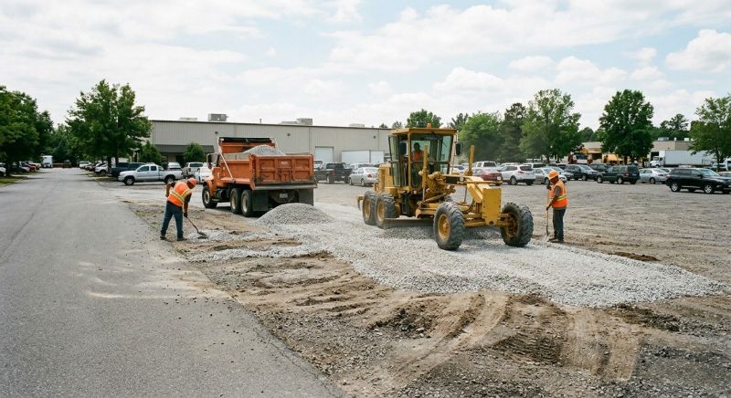 Parking Lot Leveling in Roswell, GA
